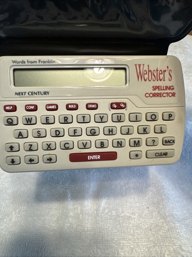 Franklin Webster‘s Spelling Corrector NCS 101