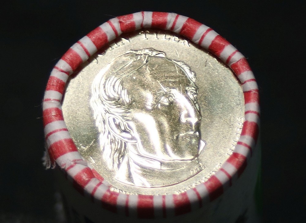 2009 John Tyler Presidential Dollar Roll ~ Look For Errors and Mint. #68