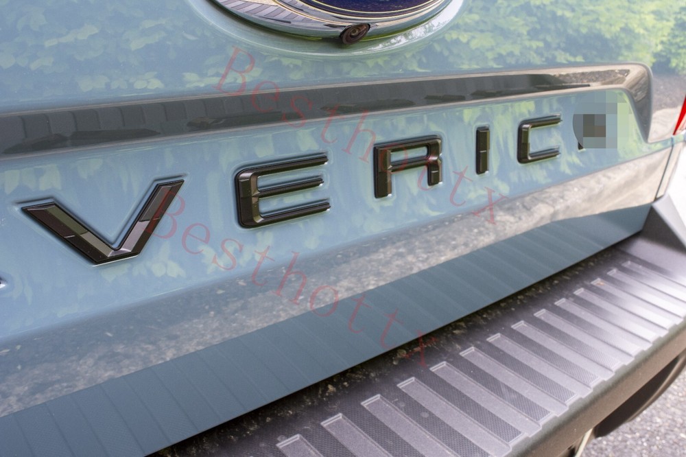 Matte Black 3D Plastic Tailgate Insert Letters for Ford Maverick 2022+ Tailgate 