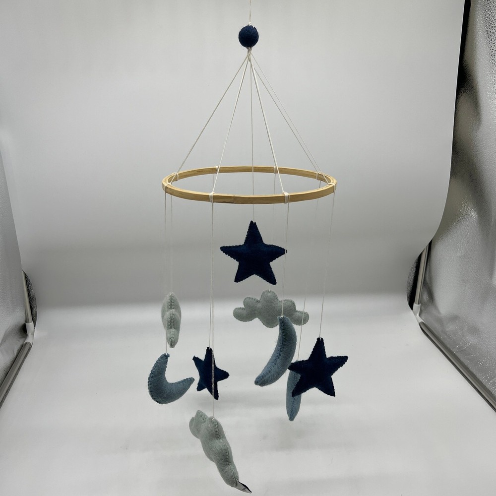 Gamcha Mobile, Cloud/Moon/Stars, Blue