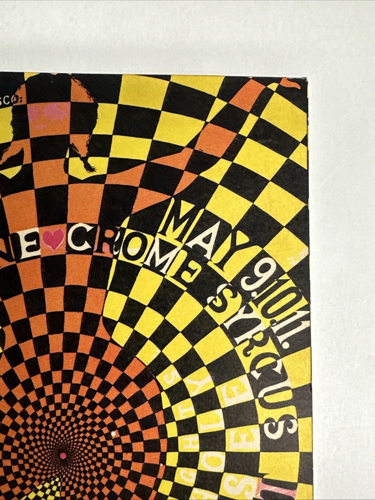 Tiny Tim Loading Zone H.P. Lovecraft 1968 Bill Graham Fillmore Postcard