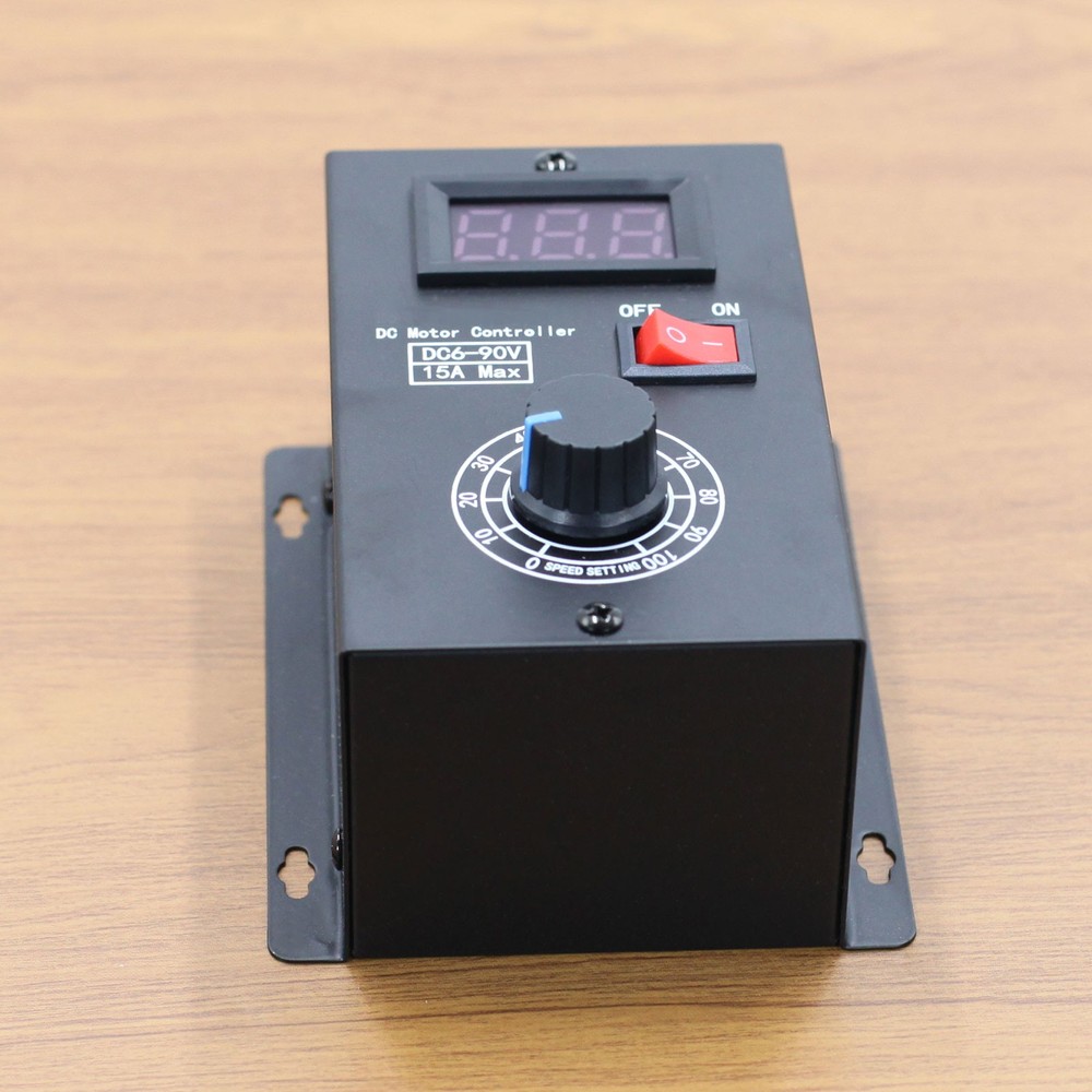 Motor Speed Regulator DC 6V-90V Digital LED PWM Motor Controller Switch Reverse