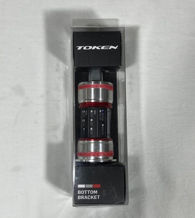 TOKEN JIS Square Bottom Bracket BB BSA 1.37"x24T, 113.5mm