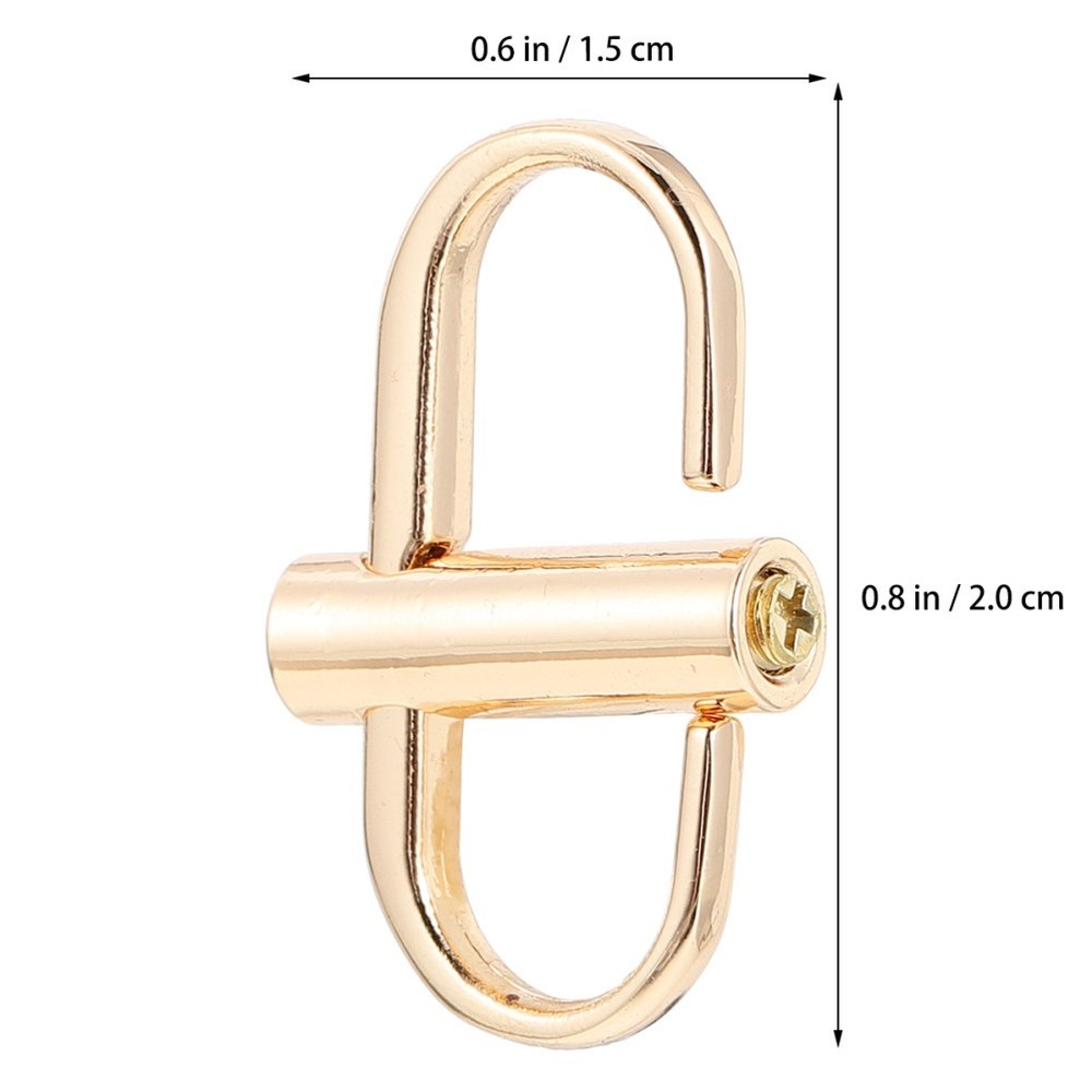 4 Pcs Chain Strap Adjustment Buckle Length Adjuster Adjustable Bag