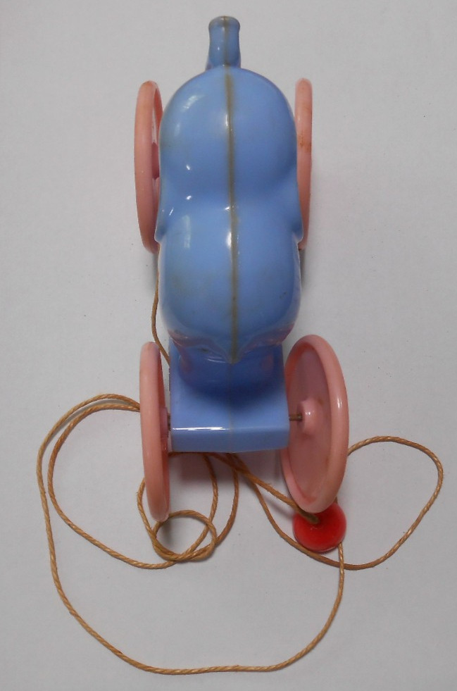 Vintage 1950s Knickerbocker Toy Co. Elephant Pull Toy