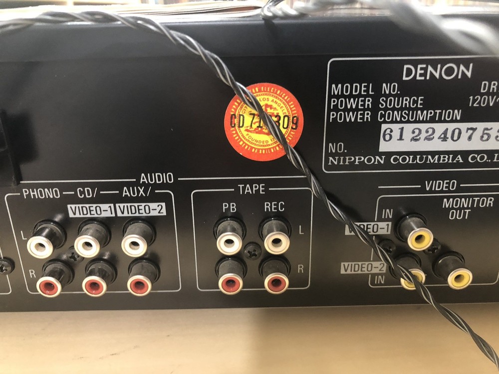 Denon Precision Audio Component / AV Receiver DRA-35V TESTED Fully Operational