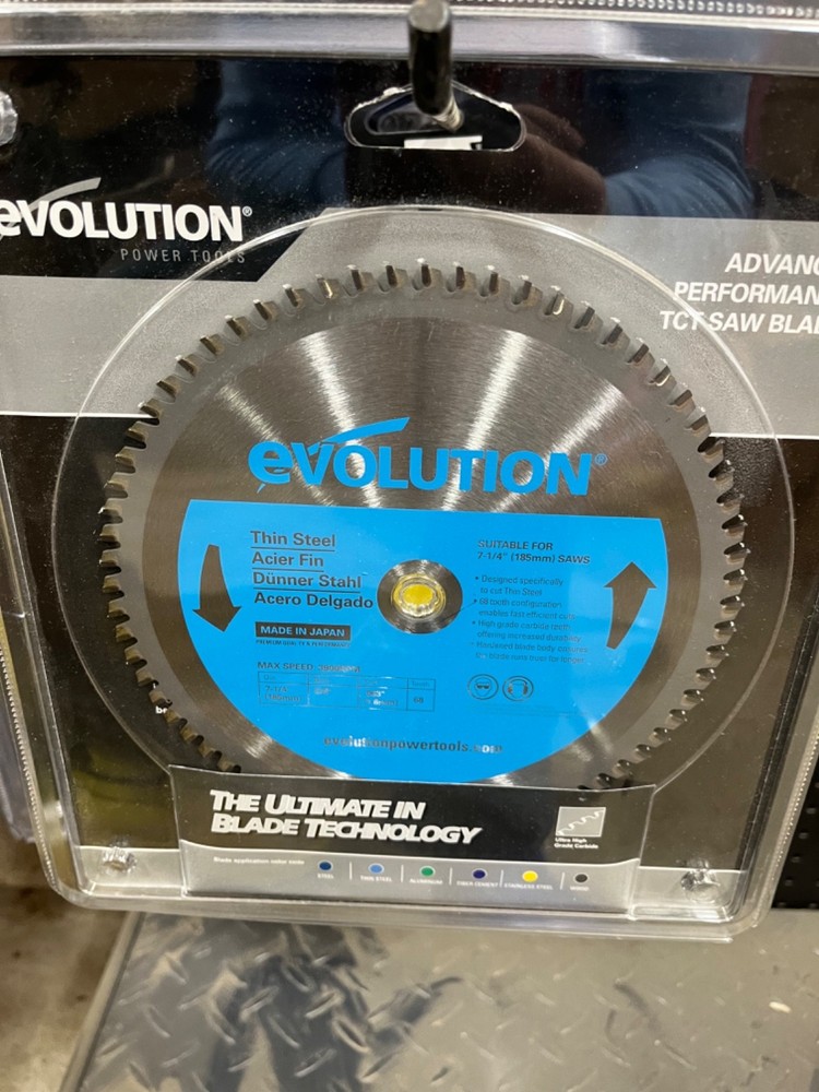 7 1/4" Evolution Thin Steel Saw Blade