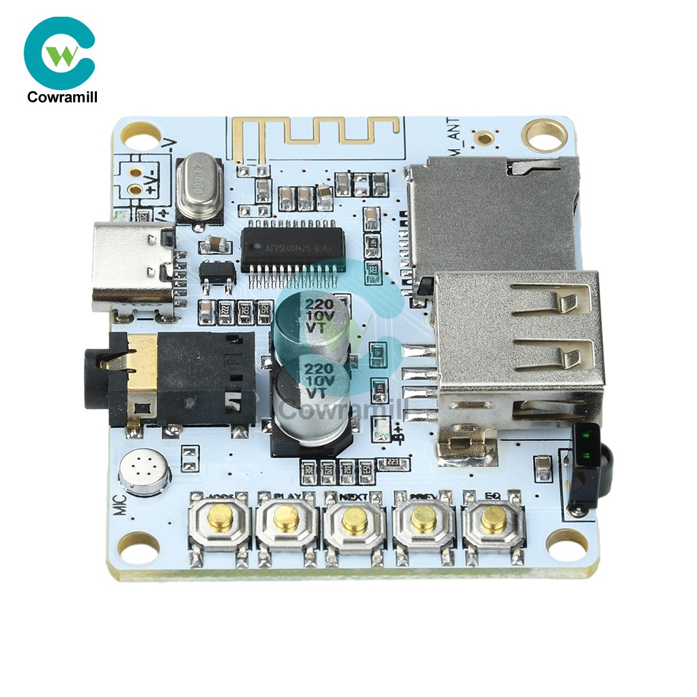 Bluetooth 5.4 Audio Receiver Board mp3 Lossless Decoder Decoding Module Type C