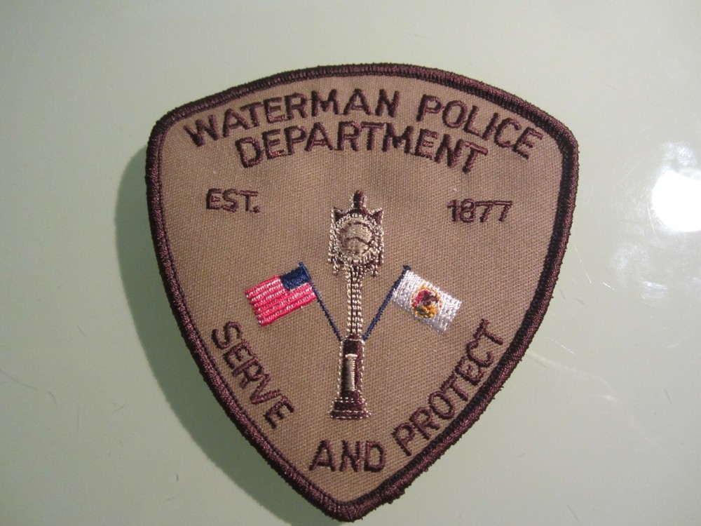 WATERMAN ILL  POLICE PATCH
