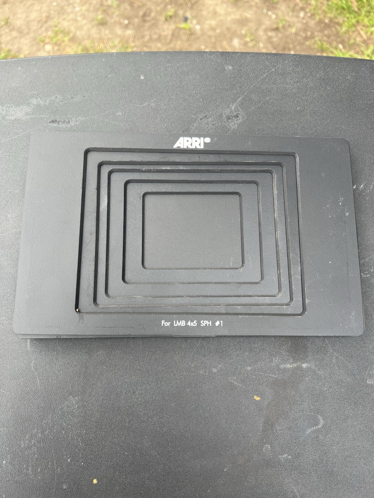 ARRI LMB 4x5 Matte Box Set, Top Flag, Mattes, Bright Tangerine ONE Tray 114/85mm