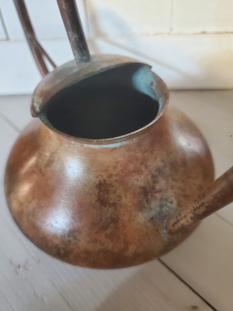 Antique copper kettle, Vase Rare