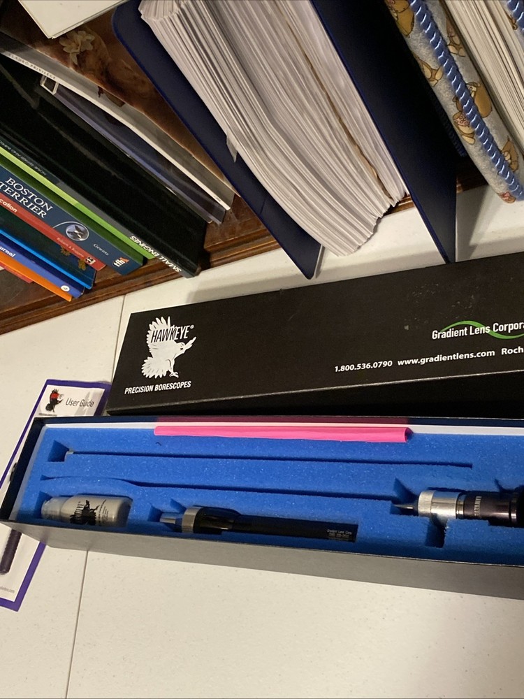 Hawkeye Short Borescope CM-415 Tested Working Complete Kit