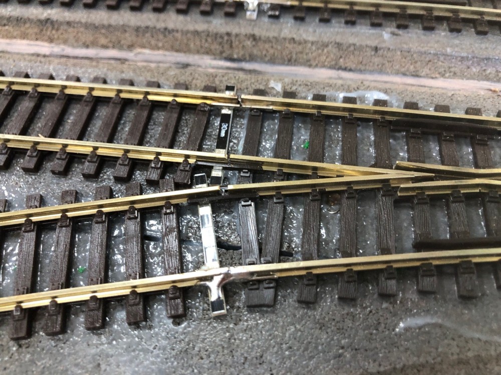HO scale hand made PC ties pack ( for 2 sets #6 turnout)