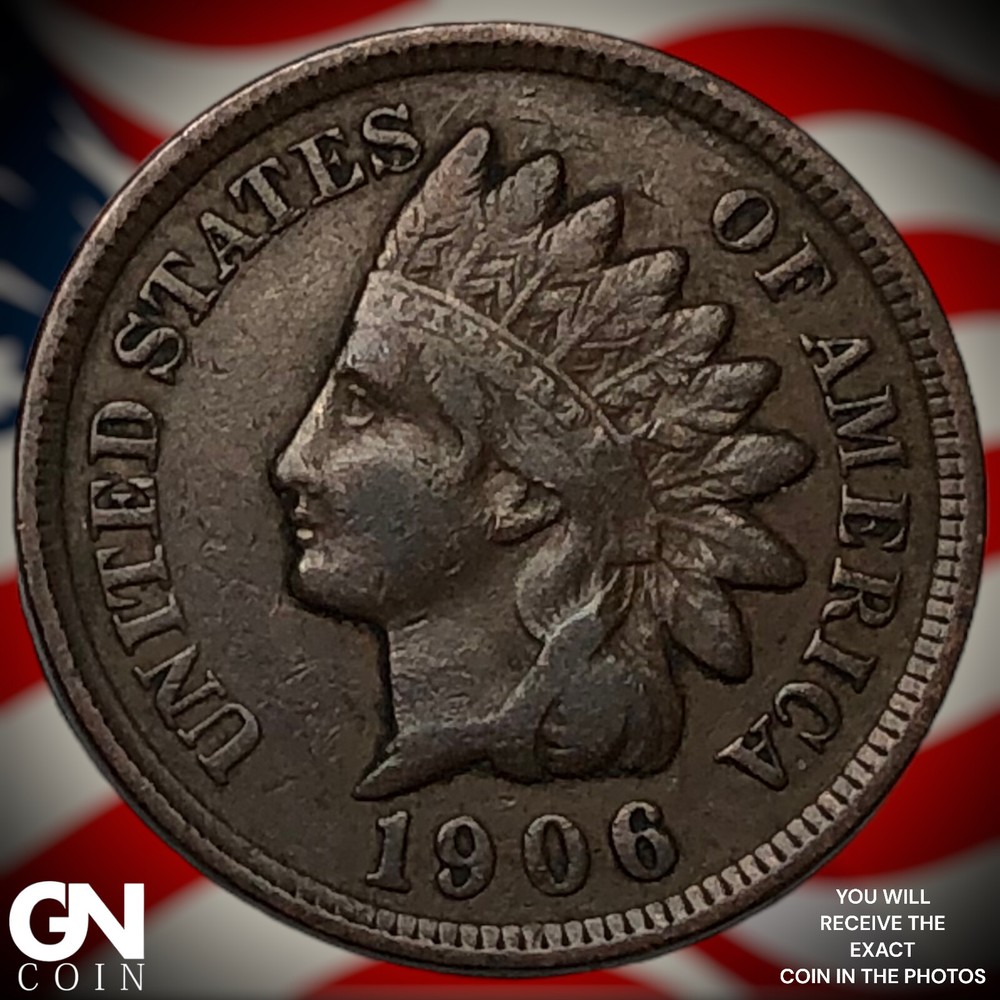 1906 Indian Head Cent Penny M7638