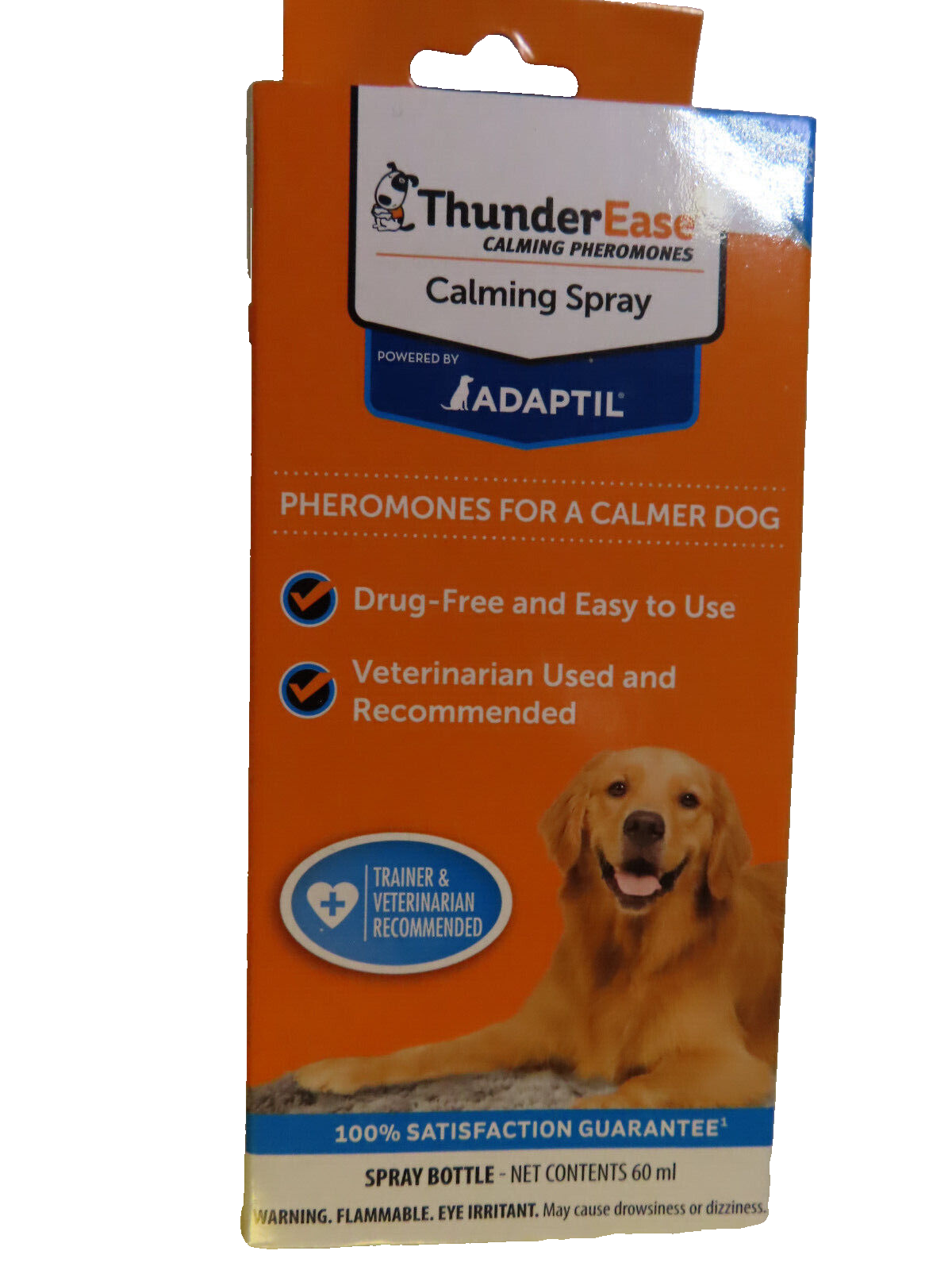 ADAPTIL THUNDEREASE DOG CALMING SPRAY BOTTLE 60 ml BRAND NEW