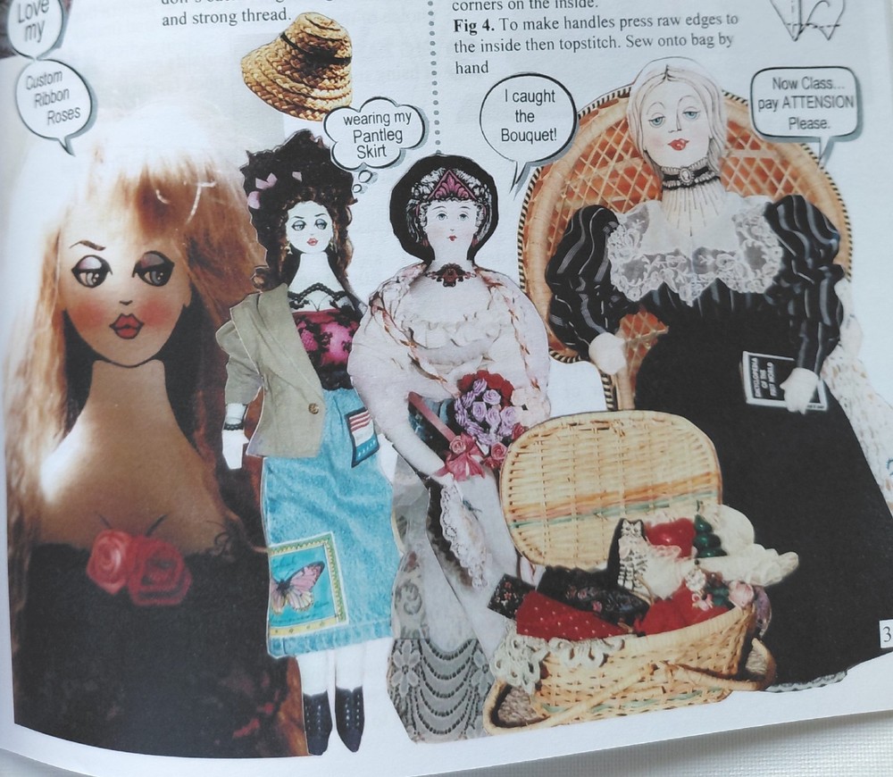 Doll Designers Work Book with UNCUT Patterns, Dollmaking, Doll Crafting