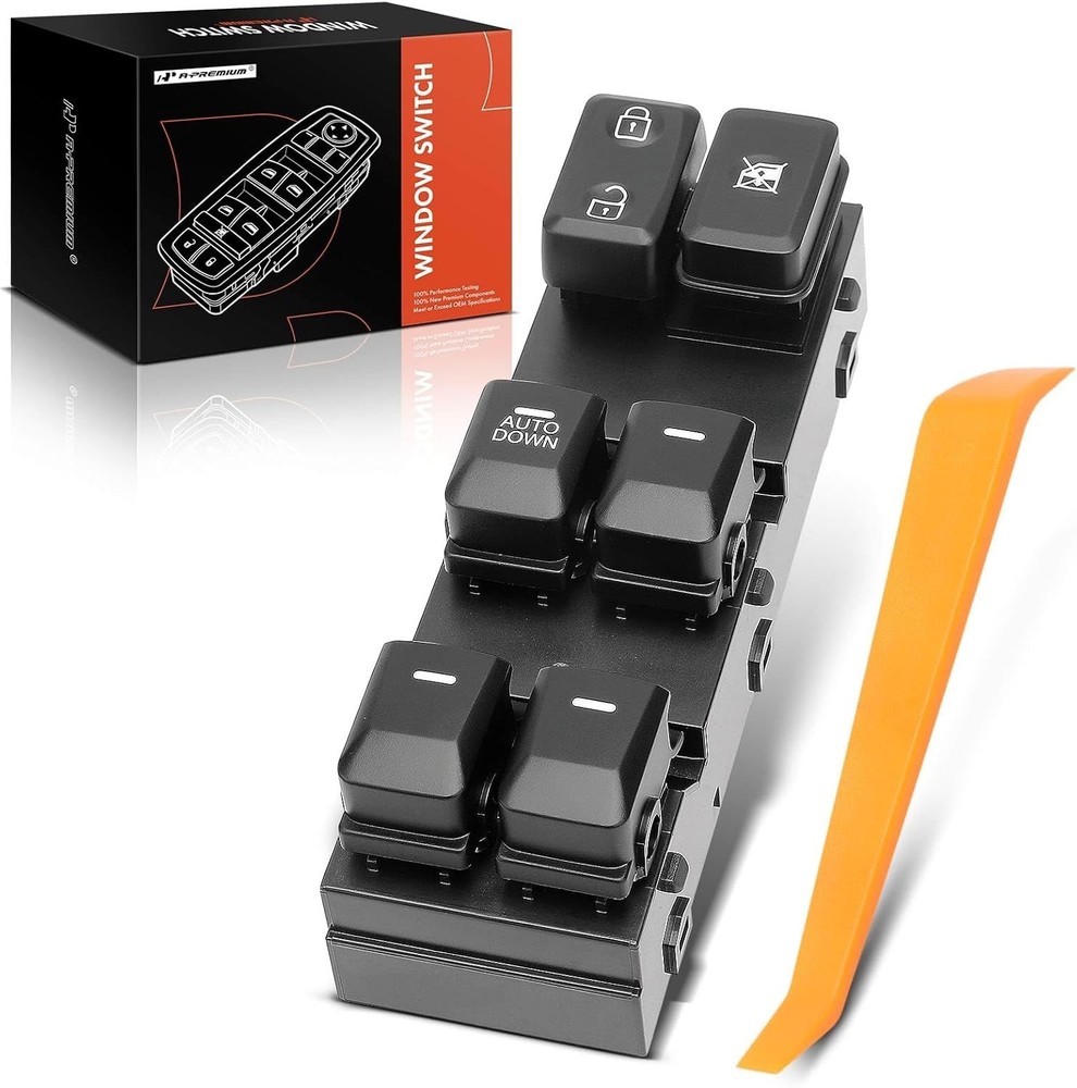 - Front Left Driver Side - Master Power Window Switch - Compatible with Kia
