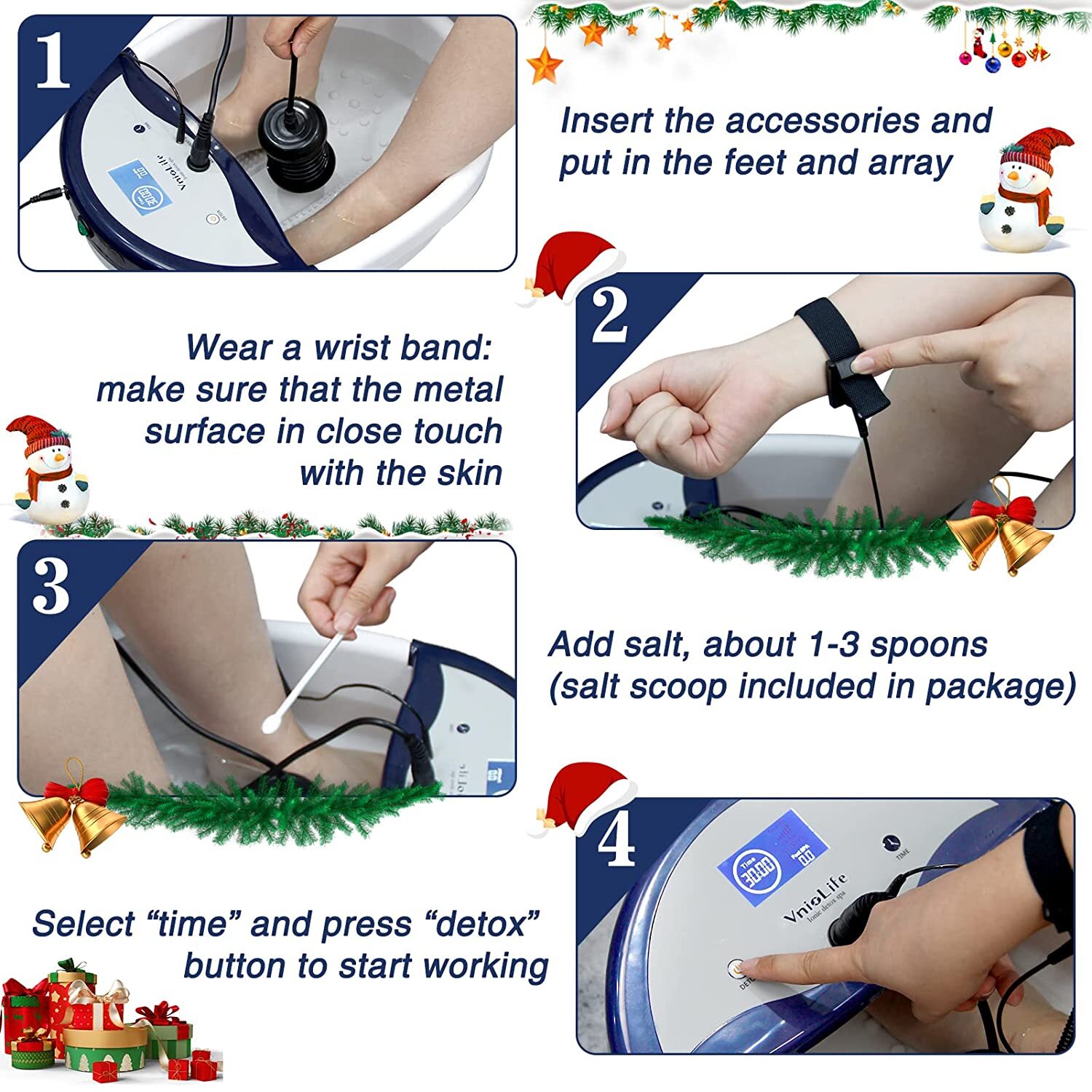 Ionic Foot Spa Bath Detox All-in-One Machine 2023 Ion Heavy Metal Detox System