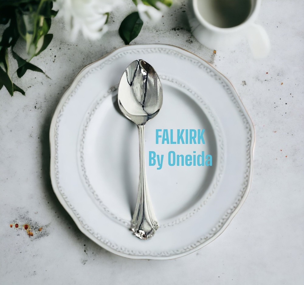 Oneida FALKIRK Stainless Profile 1986 Silverware Glossy Flatware Teaspoon