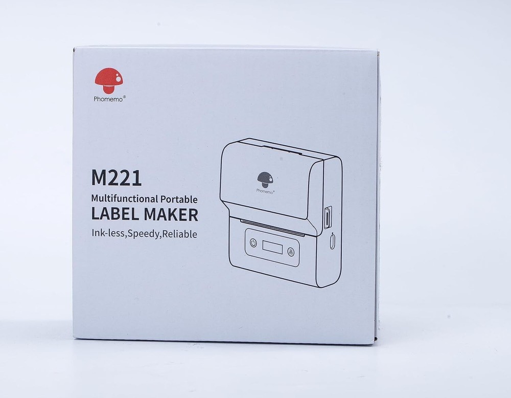 Phomemo M221 Bluetooth Label Maker Machine Portable Mini Wireless 3 Inch