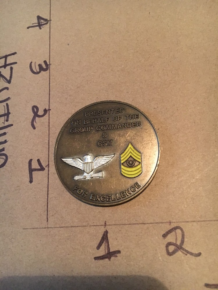 US Army 7th Corps Group Support Commander Challenge Coin 6/1/25