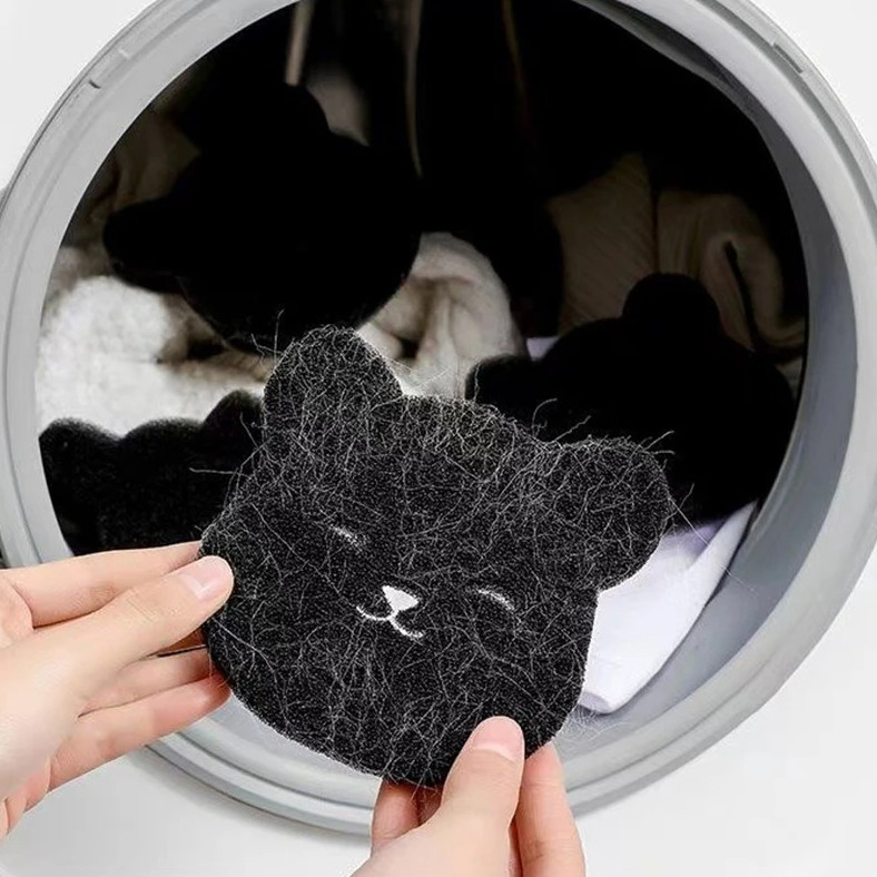 4pcs Reusable Pet Hair Remover Sponge for Washing Machine & Dryer - NEW