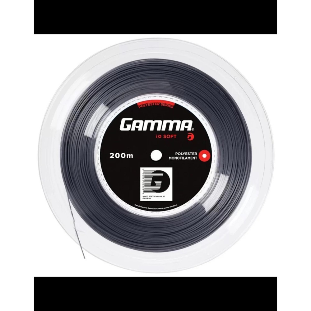 Gamma iO Soft Grey 200m String, Control & Tension Hold