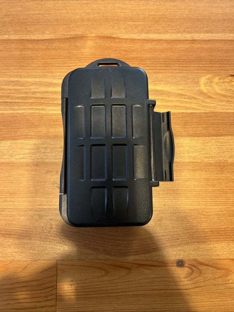 Memory Card Case Holder Storage 6 SD 3 CF Cards Water & Shock Resistant EUC