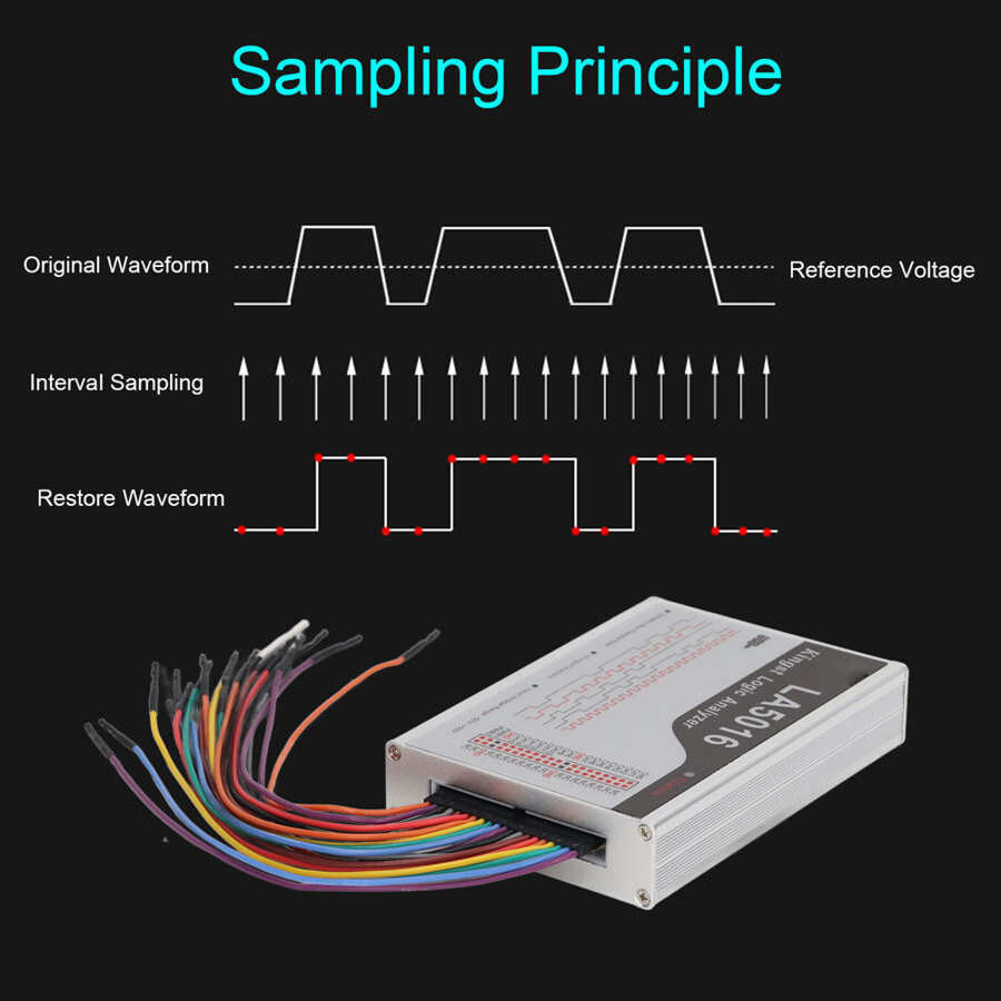 LA5016 USB Logic Analyzer 500M max sample 16 Channels 10B samples PWM Output