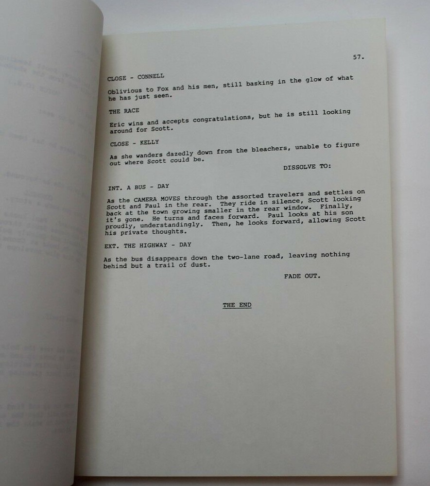 STARMAN / Michael Marks, 1986 alien Sci Fi TV Script "One for the Road"
