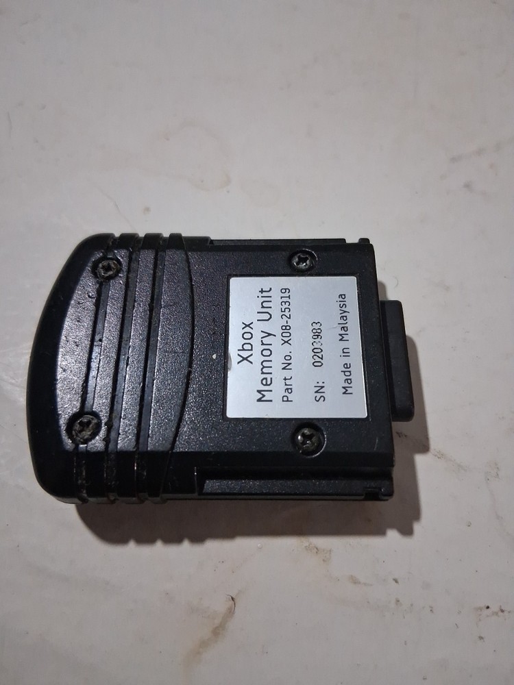 OEM Microsoft Original XBOX Memory Unit Card X08-25319