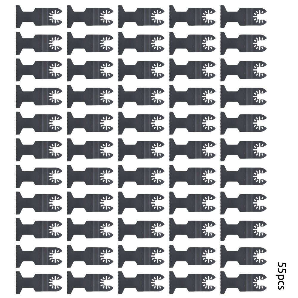 55Piece 44mm Professional Universal Oscillating Tool Multitool Saw Blades