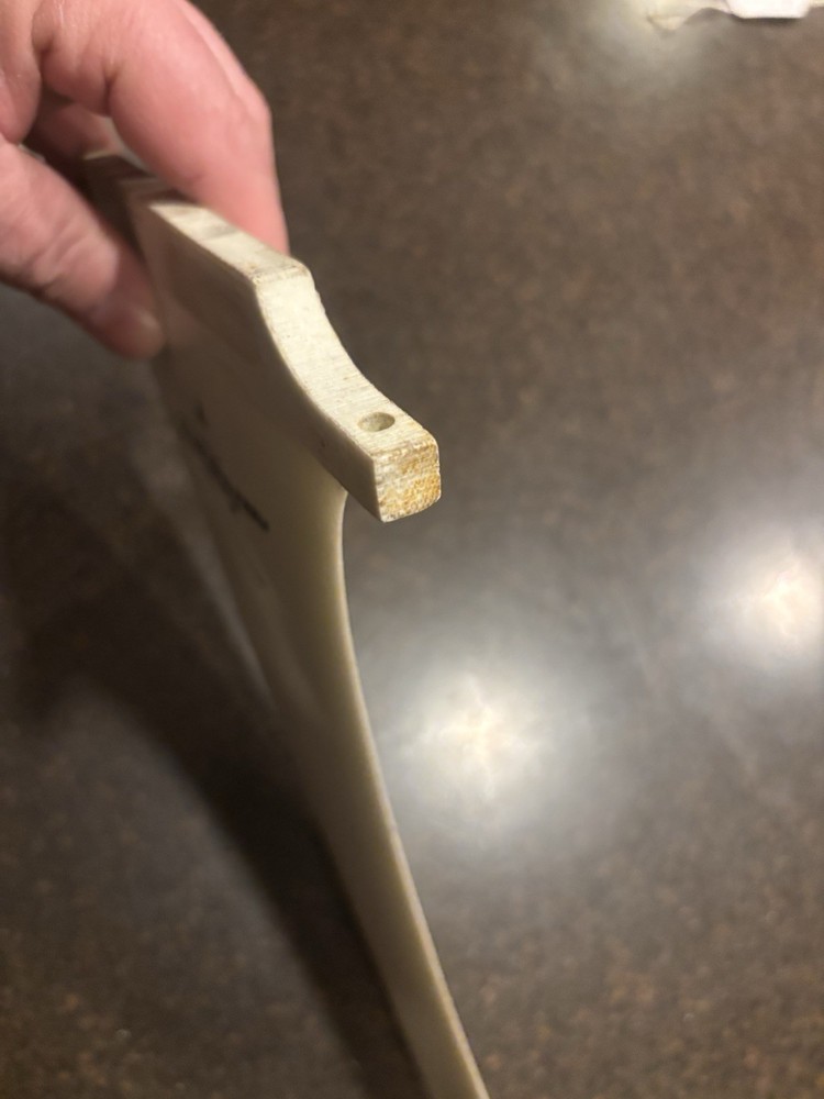 Fibre Glas Fin Co Surfboard Fin 9” White