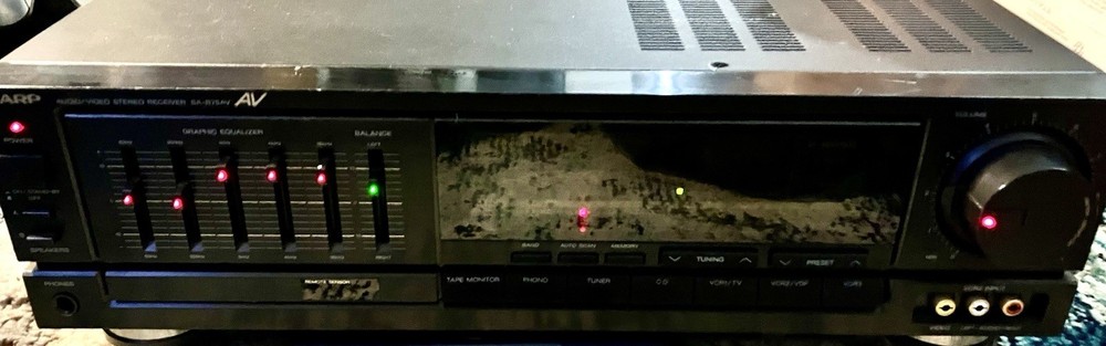 TESTED. Sharp SA-R75AV Audio/Video Stereo Receiver