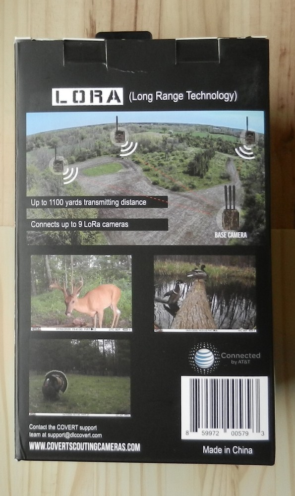 Covert Scouting Cameras; Transmitter & LC-32 Camera Package; 30' Ant.;LoRa LB-A3