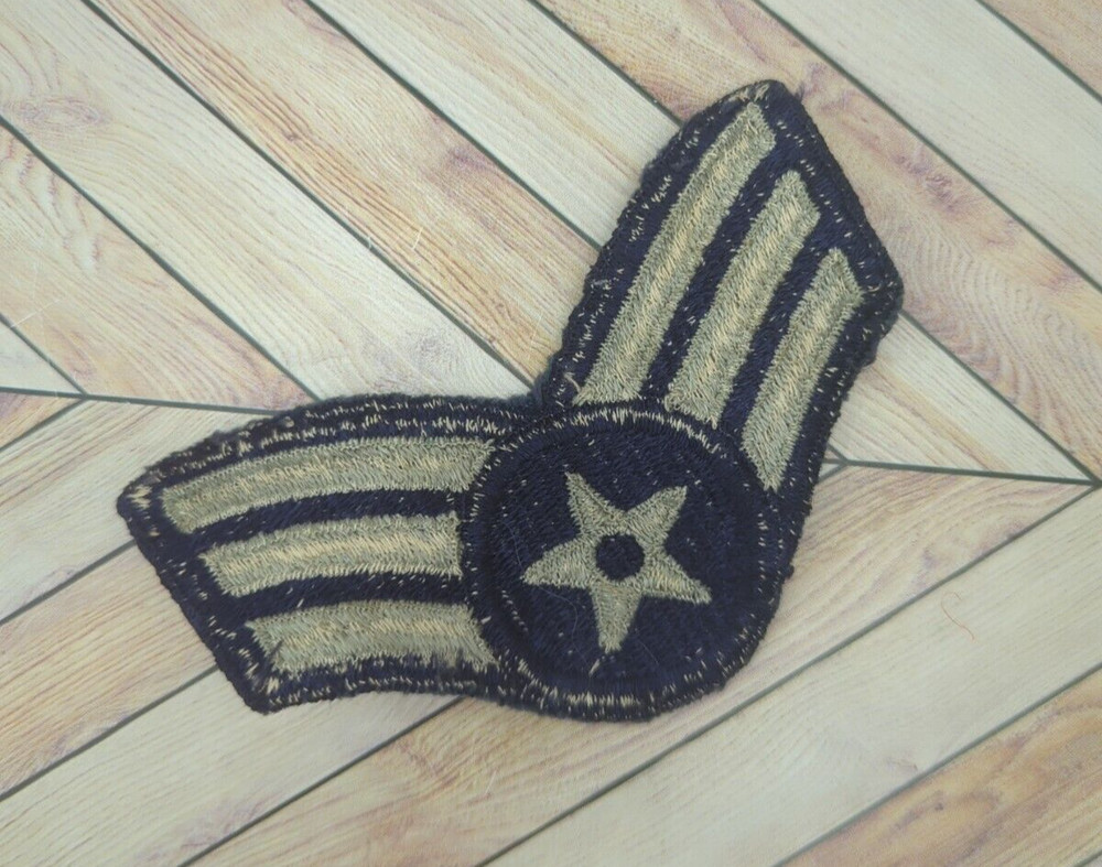 Vintage Sew On Patch US Air Force Sergeant