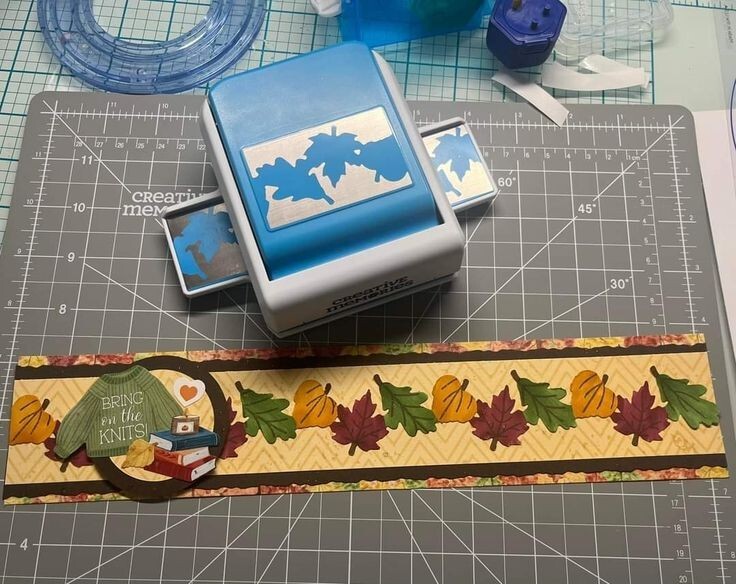 Creative Memories Autumn Leaves Decorative Border Punch
