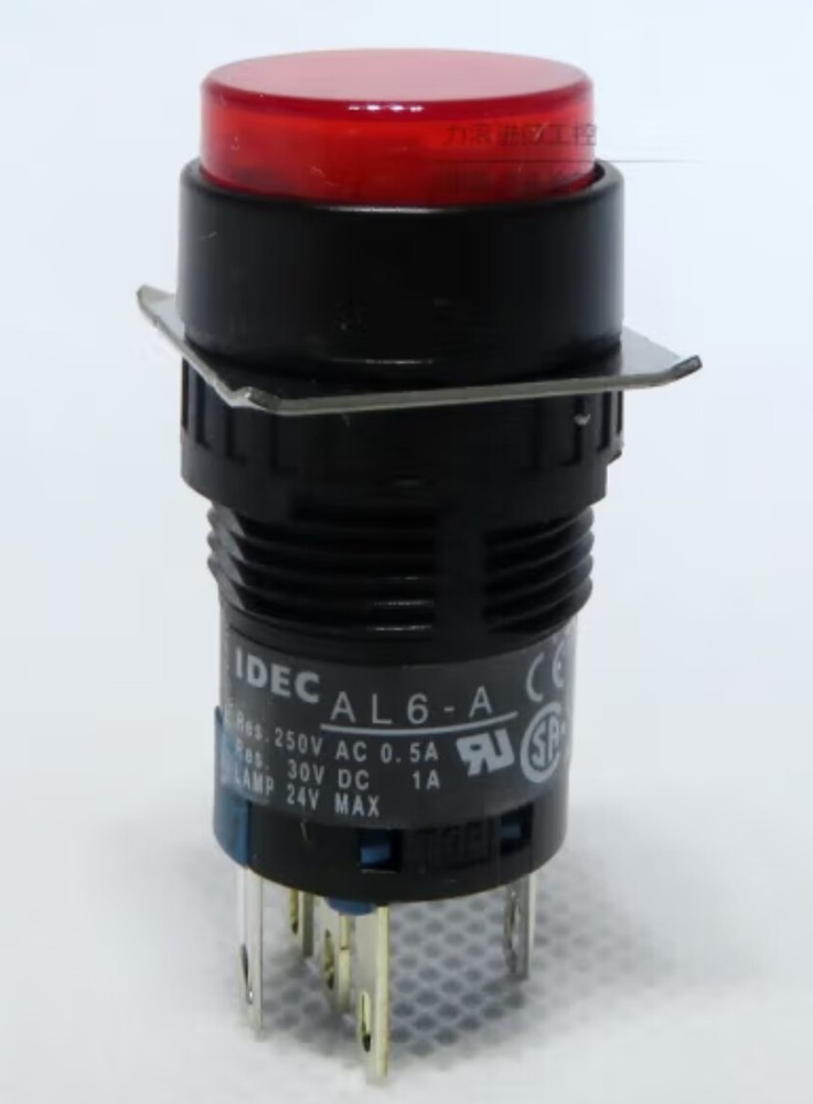 IDEC Push Button Switch AC/DC24V AL6M-A14RC