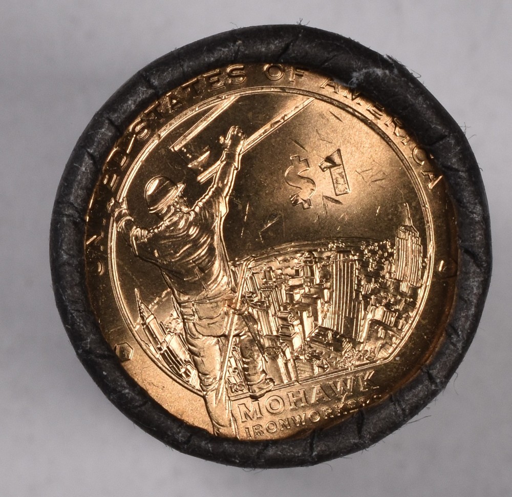 2015-P Native American Dollars - BU Mint Wrapped Roll