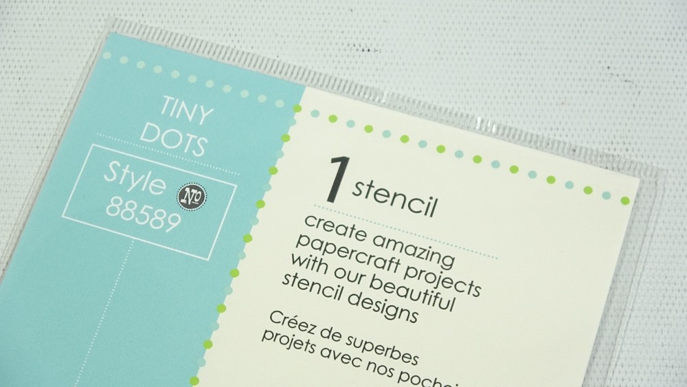 2015 Memory Box Texture Designer Stencil Tiny Dots 88589