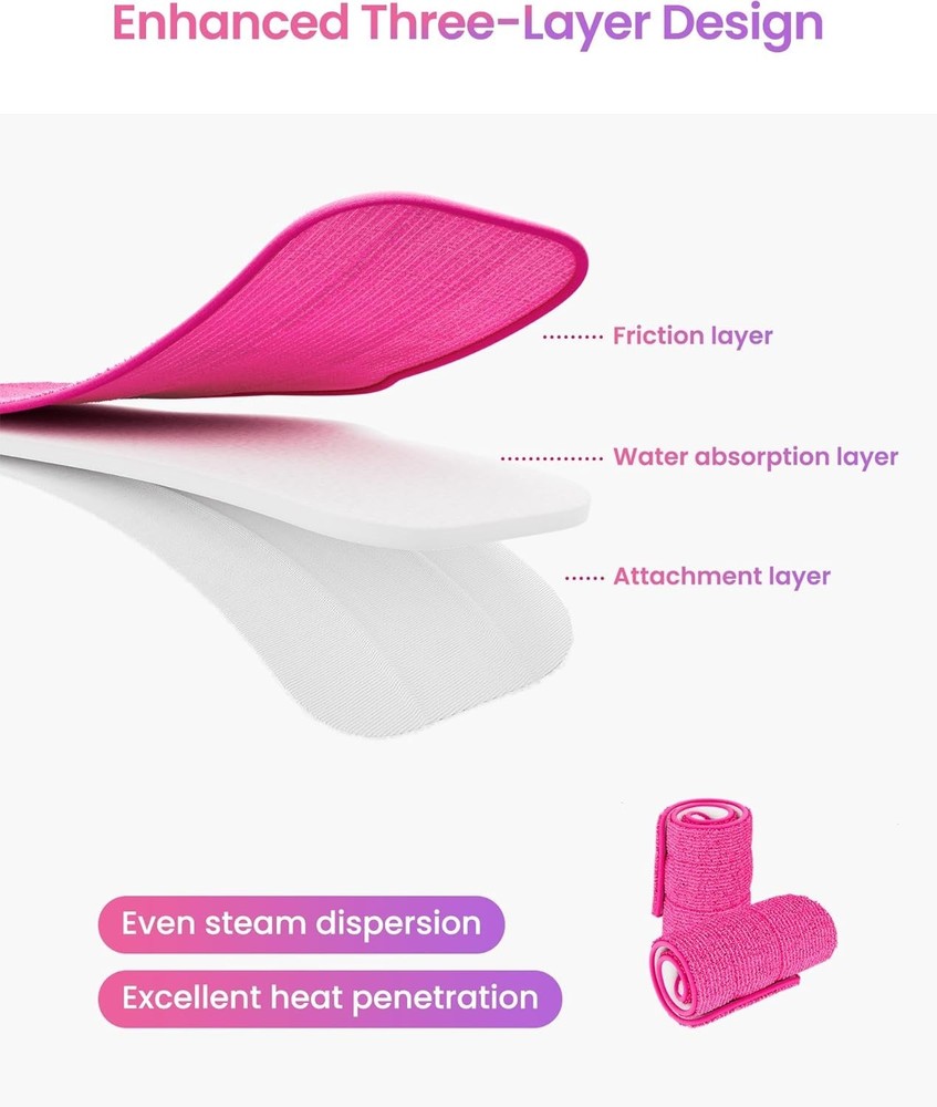 6-Pack Microfiber Cleaning Pads - Compatible with Top Steam Mops