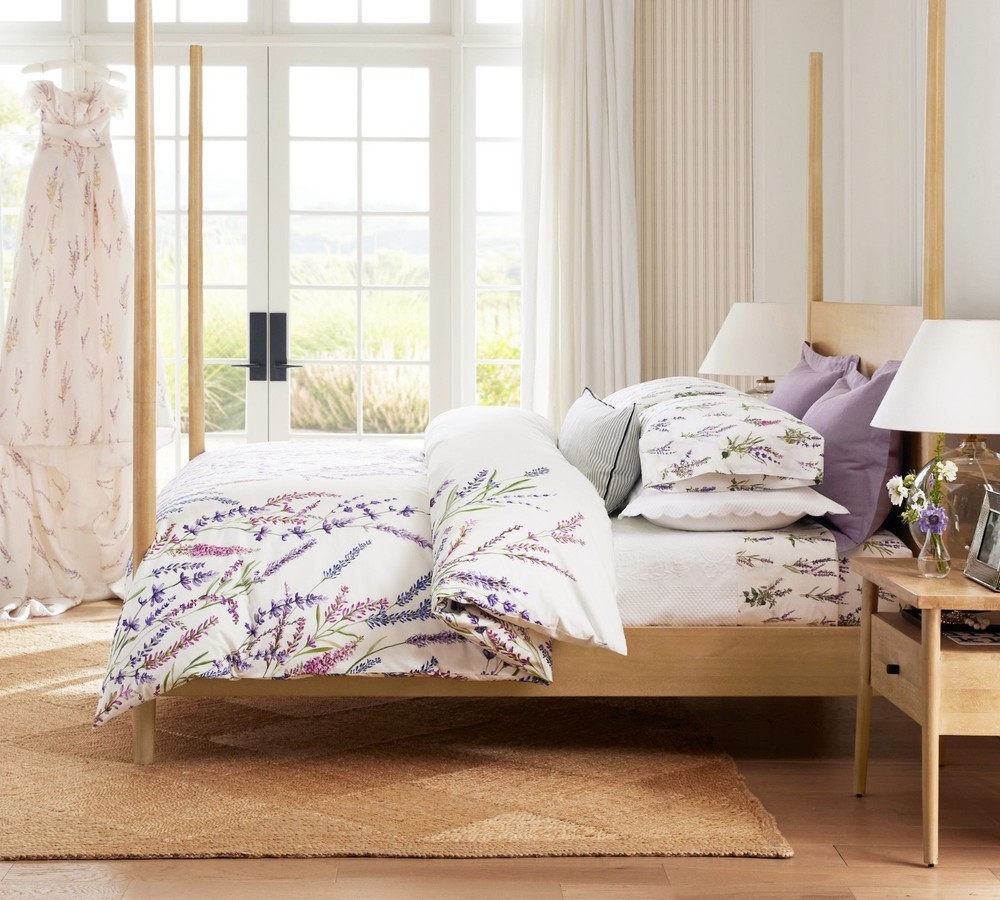 Pottery Barn Monique Lhuillier Provence Percale Sheet Set