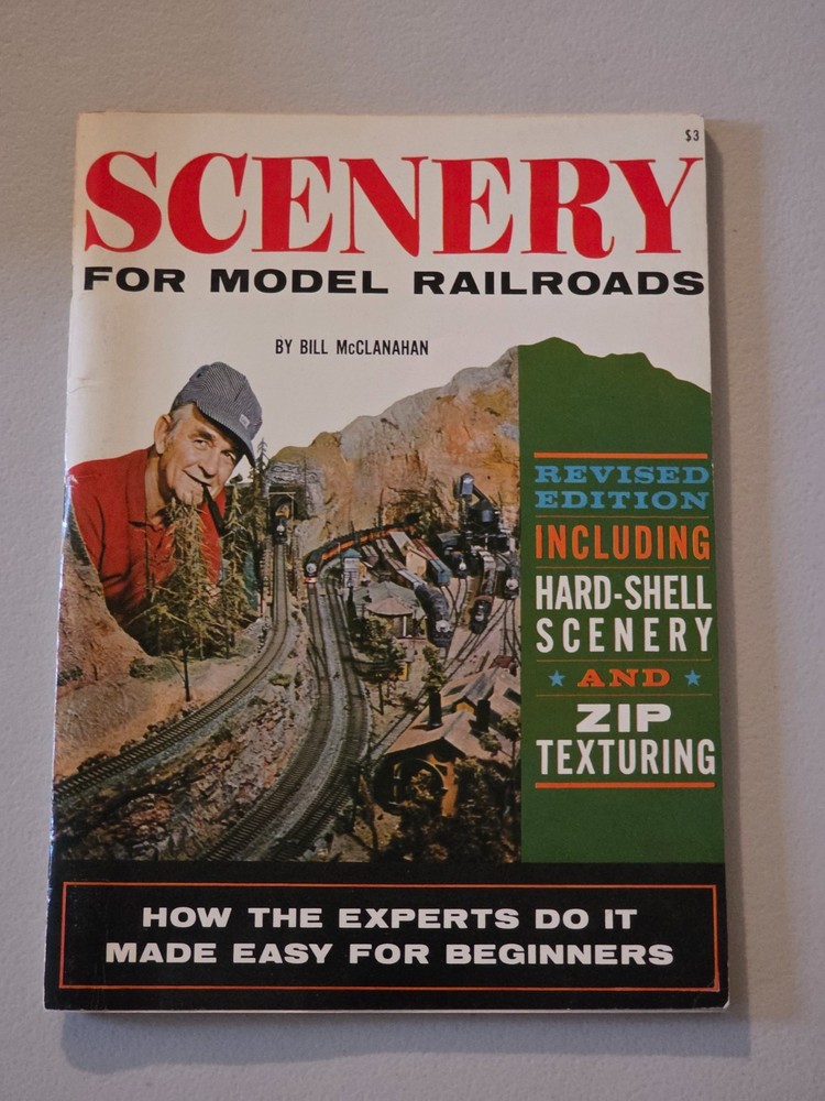 Scenery for Model Railroads Revised Ed Hard Shell Zip Texturing McClanahan