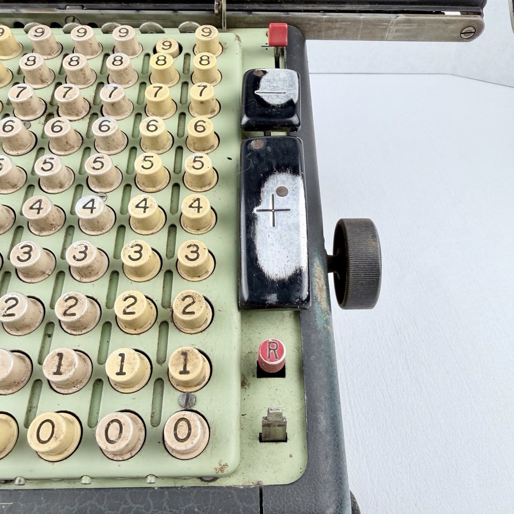 Monroe High Speed Adding Calculator Electric Full Keyboard Vintage Untested