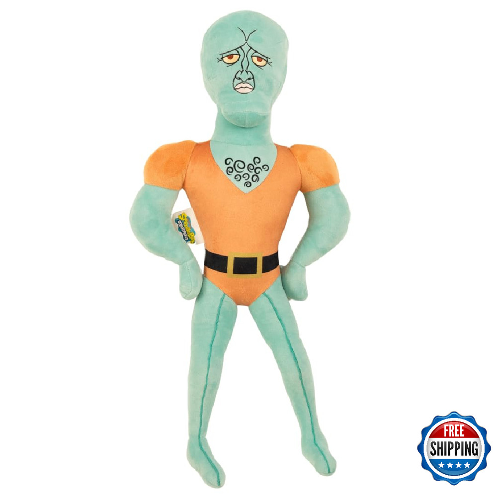 Spongebob Squarepants Handsome Squidward Cuddle Pillow - Officially Licensed