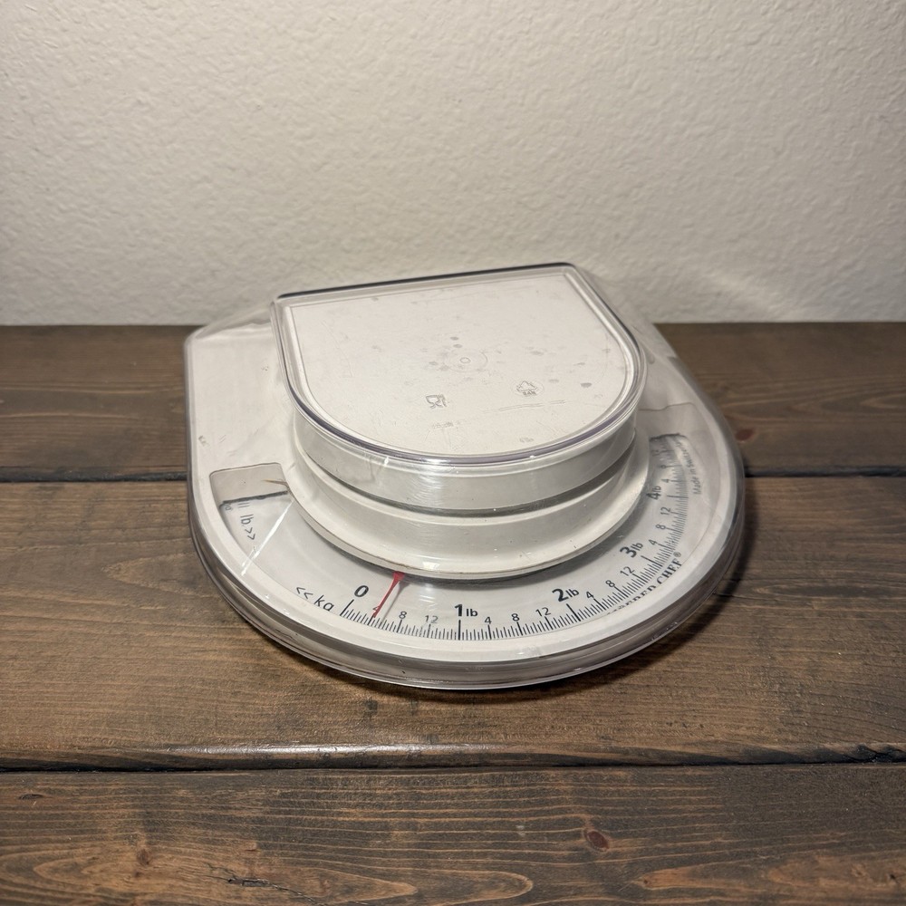 The Pampered Chef Kitchen Scale Analog 5lb Capacity White