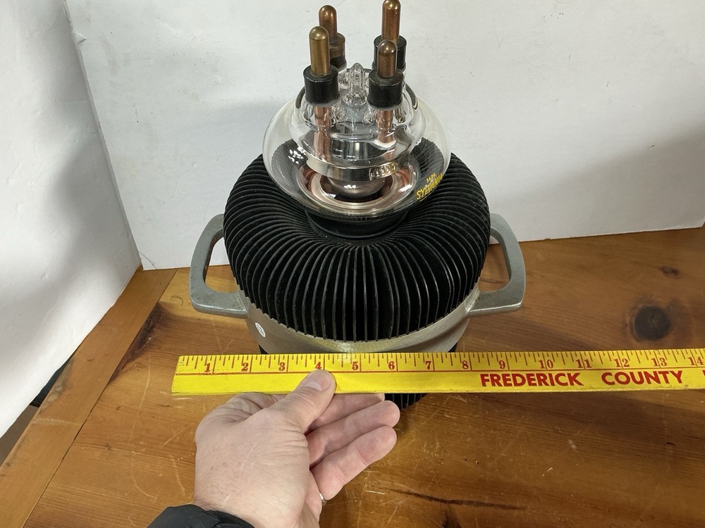 SYLVANIA 5604 MODULATOR AMPLIFIER TRANSMITTING TUBE Radio Broadcast 12,500 Volt