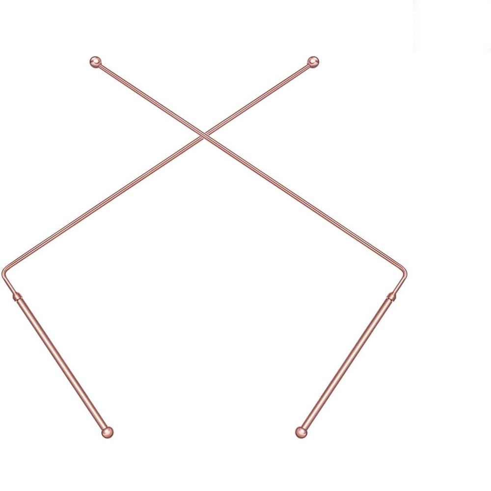 Two 99.9% Copper Dowsing Rods - Effective Tools for Paranormal and Water Finding