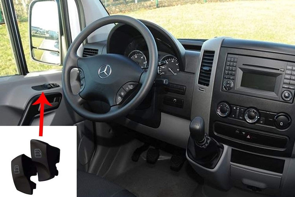 Window Control Switch Buttons Compatible with Mercedes Sprinter W906 VW NEW
