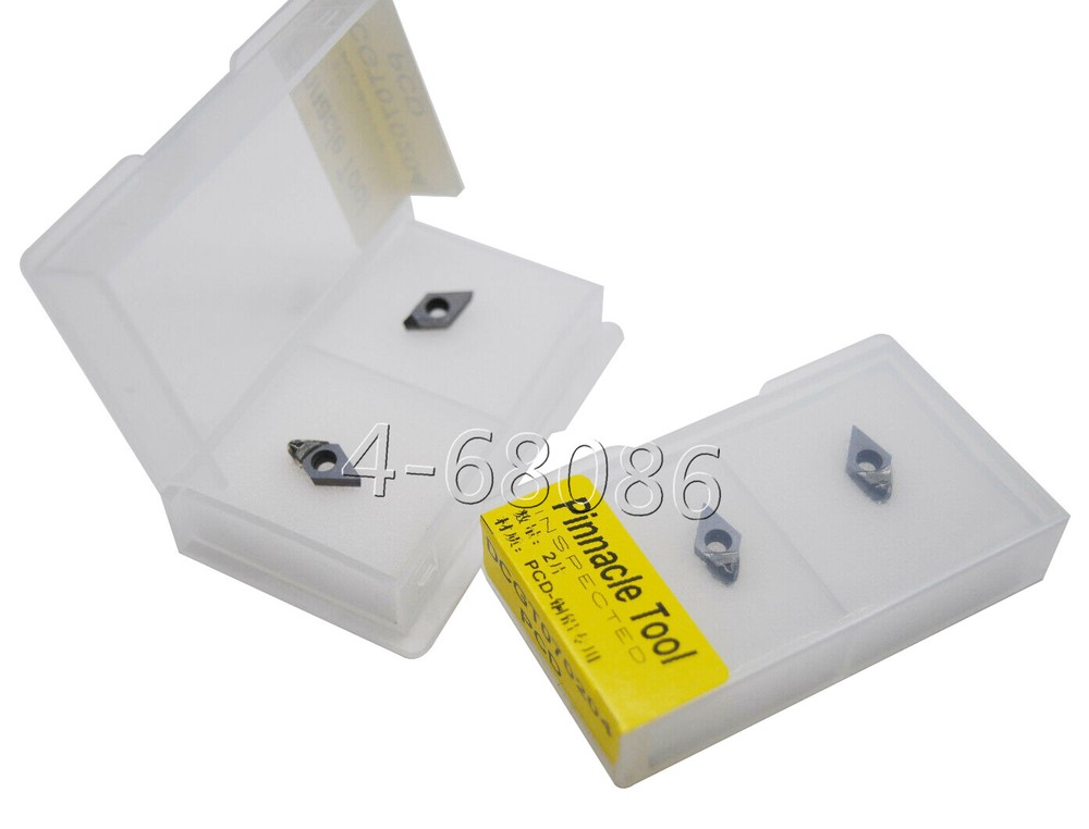 4pc DCGT070204 PCD polycrystalline diamond for Aluminum INSERT carbide INSERT